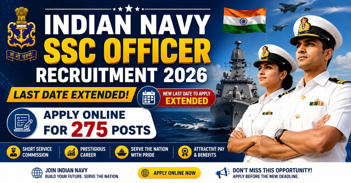 Indian Navy SSC Officer Recruitment 2026